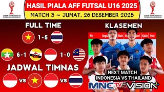 Download Lagu Hasil Piala AFF Futsal U16 2025 ~ Vietnam vs Thailand | Klasemen Piala AFF Futsal U16 2025 Terbaru MP3