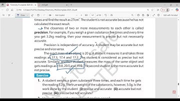 Class 9 Chemistry | New Book Chapter 12 Lecture 4 | Accuracy and Precision 🎯 | Punjab Board
