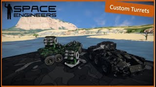 Custom Turret Designs - Space Engineers