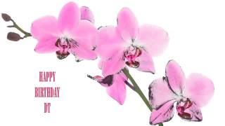 DT   Flowers & Flores - Happy Birthday