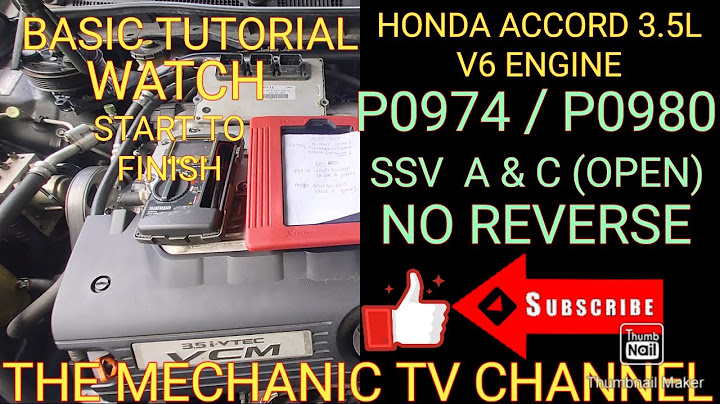 2003 honda accord transmission shift solenoid location