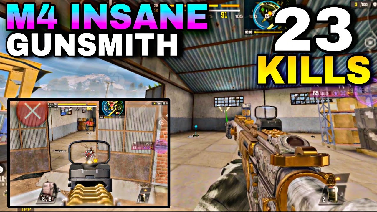M4 Gunsmith Best No recoil M4 Gunsmith & Gameplay in COD Mobile | Call of Duty ...