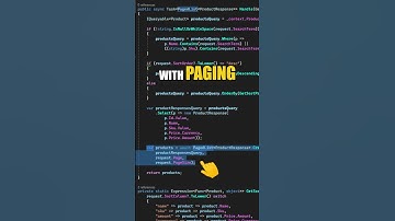 Improve API Performance With Pagination #shorts