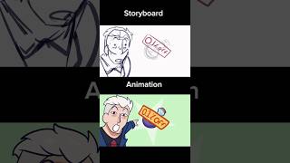 Storyboard Vs. Animation [pop music mystreet animation] #animation #shorts #aphmau #mystreet #memes