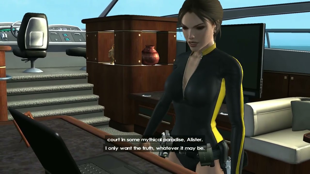 TOMB RAIDER UNDERWORLD ESCAPE THROUGH UNDERWATER PUZZLE DOOR
