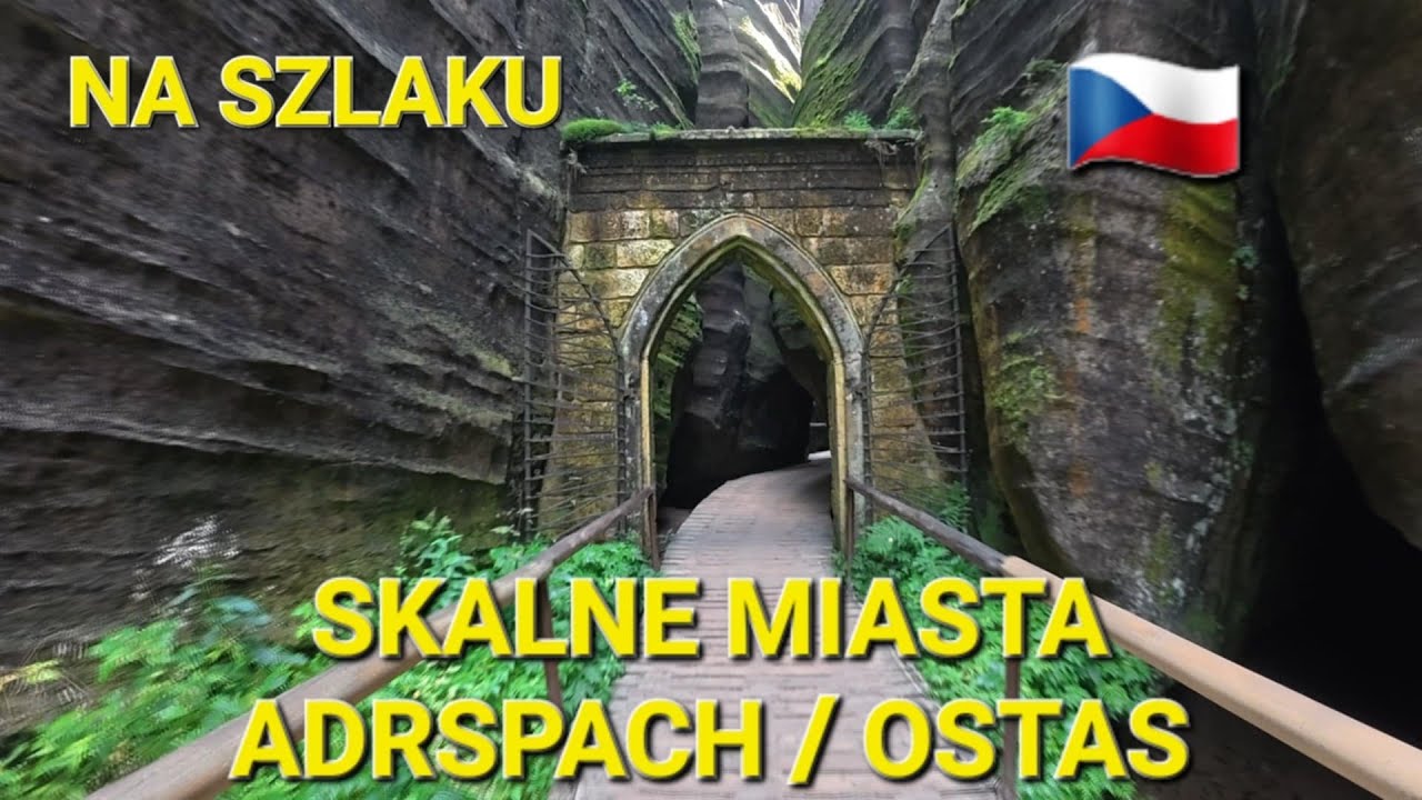Na Szlaku -  Skalne miasto Adrspach Skalne miasto Ostas Czechy