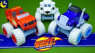 Polar Pals Blaze and the Monster Machines Gift Set & My Collection of LOTS of Die Cast Truck Toys