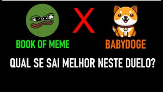 BOME BOOK OF MEME OU BABY DOGE - QUAL MELHOR PARA TER NESTE BULL MARKET?