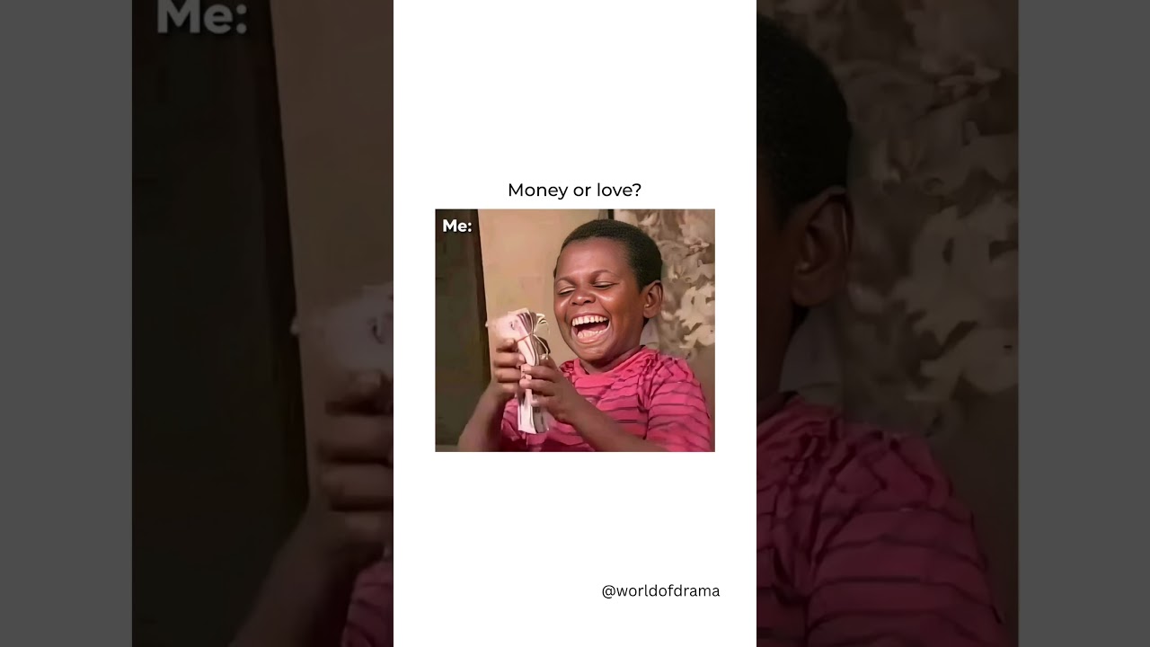 Money or Love? Me: 😂💔💰 