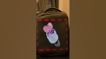 LED PIXEL BACKPACK.
