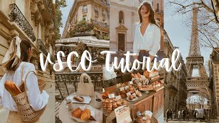 Brown filter | Parisian Vibe |  Vintage aesthetic | VSCO warm preset screenshot 5