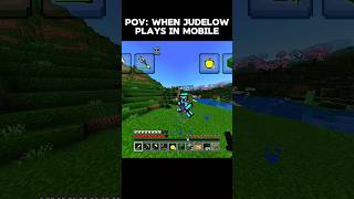 JudeLow On Mobile xD #minecraft #mcpe #judelow