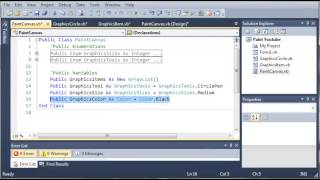 Visual Basic Tutorial   171   Paint Part 4 Building PaintCanvas   YouTube