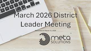 March 2026 District Leader Meeting