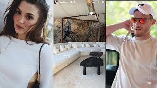 Kerem Bursin Beautiful Pictures !Hande Ercel at Beautiful Place