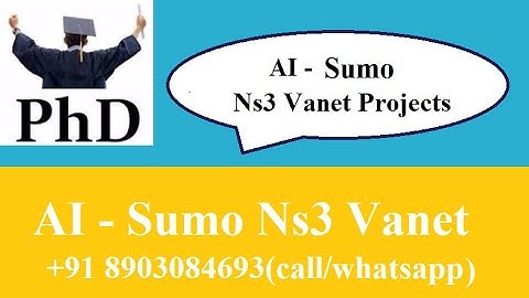 Ns3 Sumo Vanet with PCAP results project help | Ns3 Sumo Vanet project support with PCAP results