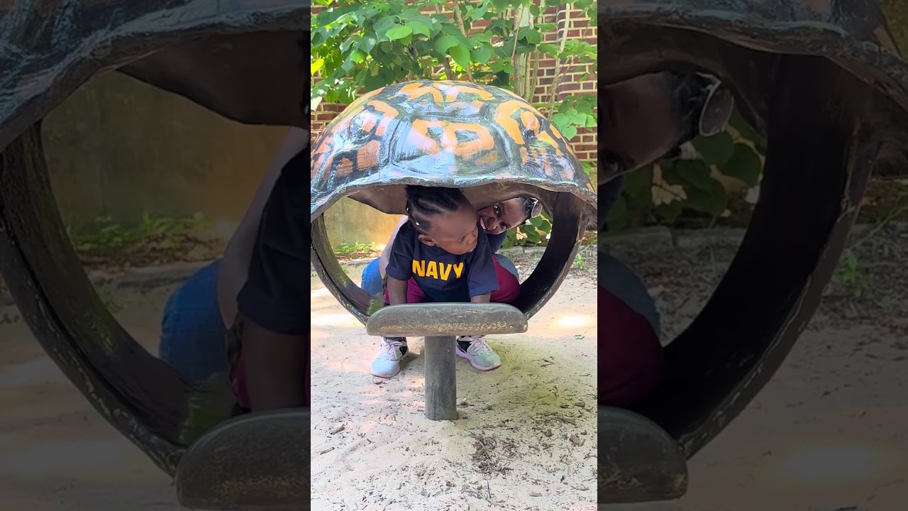 In the Brooklyn Prospect Park Zoo with my family