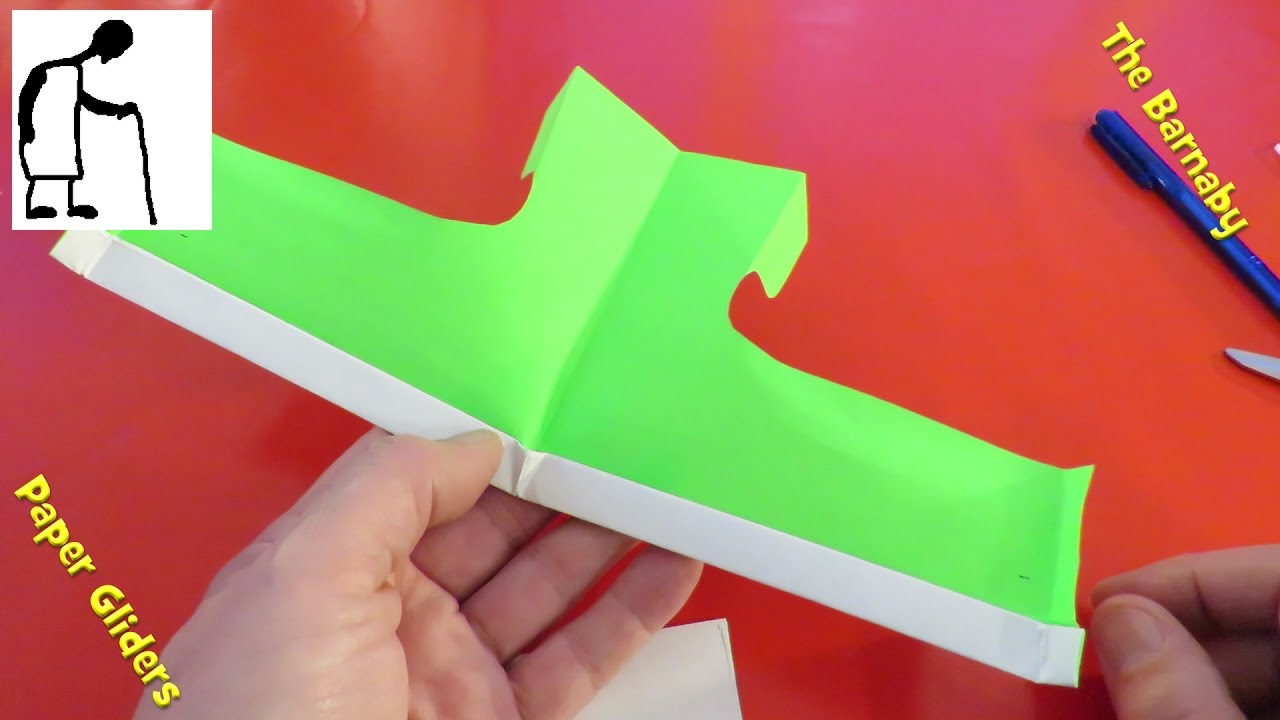 Hey Grandad can you make The Barnaby paper glider?