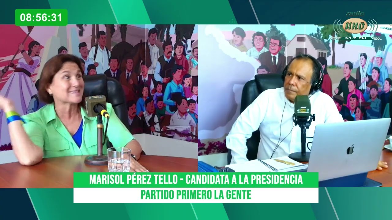 #Elecciones2026 | Marisol Pérez Tello candidata precidencial por el Partido Primero La Gente
