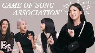 [RUS SUB] BLACKPINK - Game of Song Association - ELLE