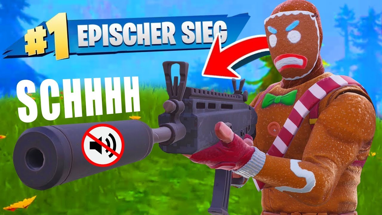 GEWINNEN... aber du darfst nur Schalldämpfer benutzen! (Fortnite Challenge)
