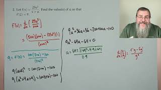 Famous Week 3 review problems for Calculus 1 (Fall 2024) Wealth
