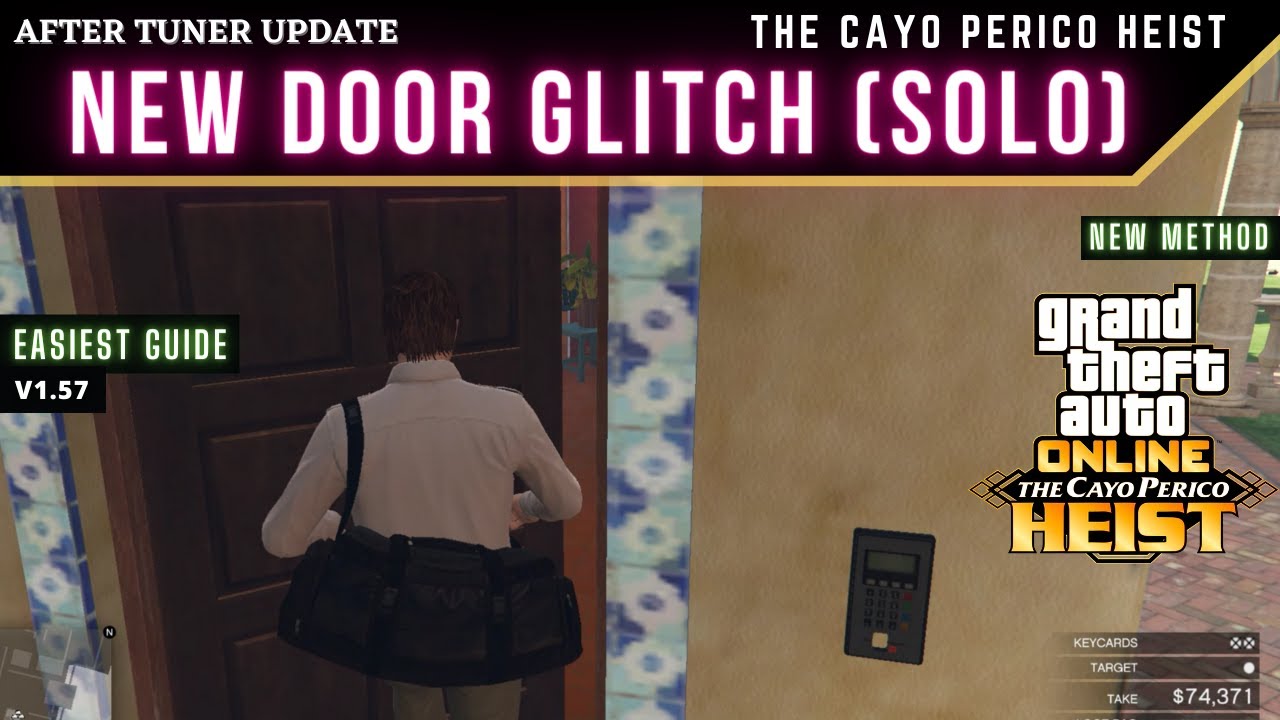 Cayo Perico Heist DOOR Glitch Solo Gold Glitch With Proof ( Easy