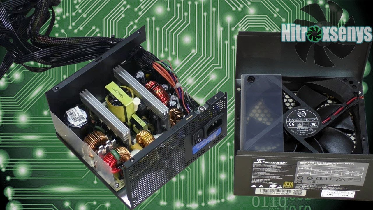 Seasonic S12II-620 BRONZE (SS-620GB) 620W Обзор и разбор