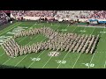 Famous Fightin' Texas Aggie Band Halftime Drill Auburn Game 2019