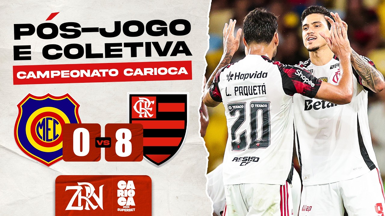 MADUREIRA X FLAMENGO | CARIOCÃO 2026 | PÓS-JOGO E COLETIVA (AO VIVO)