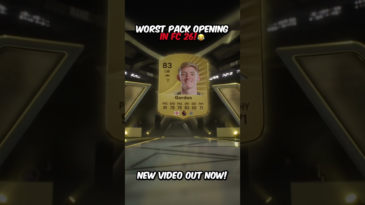 WORST PACK OPENING IN FC26!😂