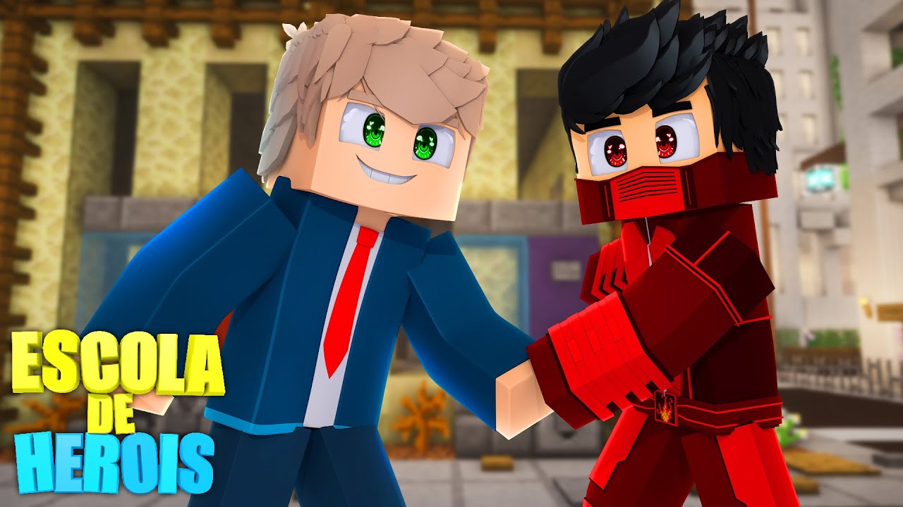 Minecraft: VIRAMOS AMIGOS - ESCOLA DE HEROIS Ep.22 ‹‹ P3DRU ››