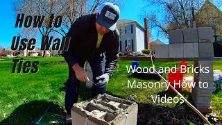 How to use wall ties