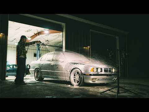 Auto Detailing ASMR - RARE BMW E34 Canadian Edition