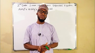 Inleiding tot lineaire homogene differentiaalvergelijkingen van de tweede orde