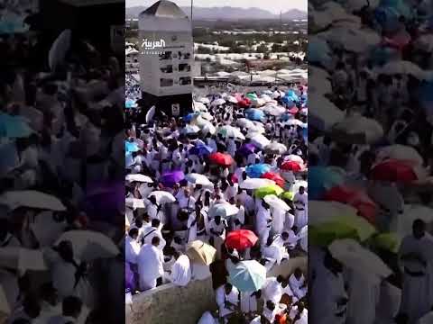 ترديد لبيك اللهم لبيك في تسجيل صوتي