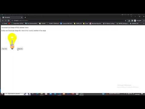 How to change HTML attribute values in JavaScript | 2023 - YouTube