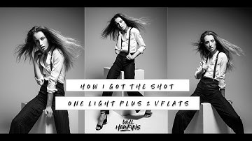 How I Got The Shot - One Light and Two V Flats