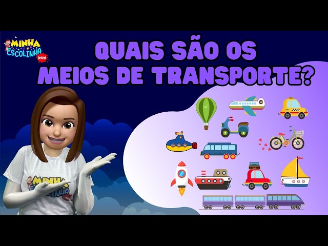 Quais São os Meios de Transportes G5 - Educação Infantil  - Atividades para Crianças