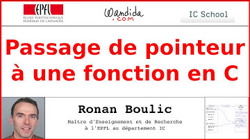 Passage de pointeur à une fonction en C | Ronan Boulic