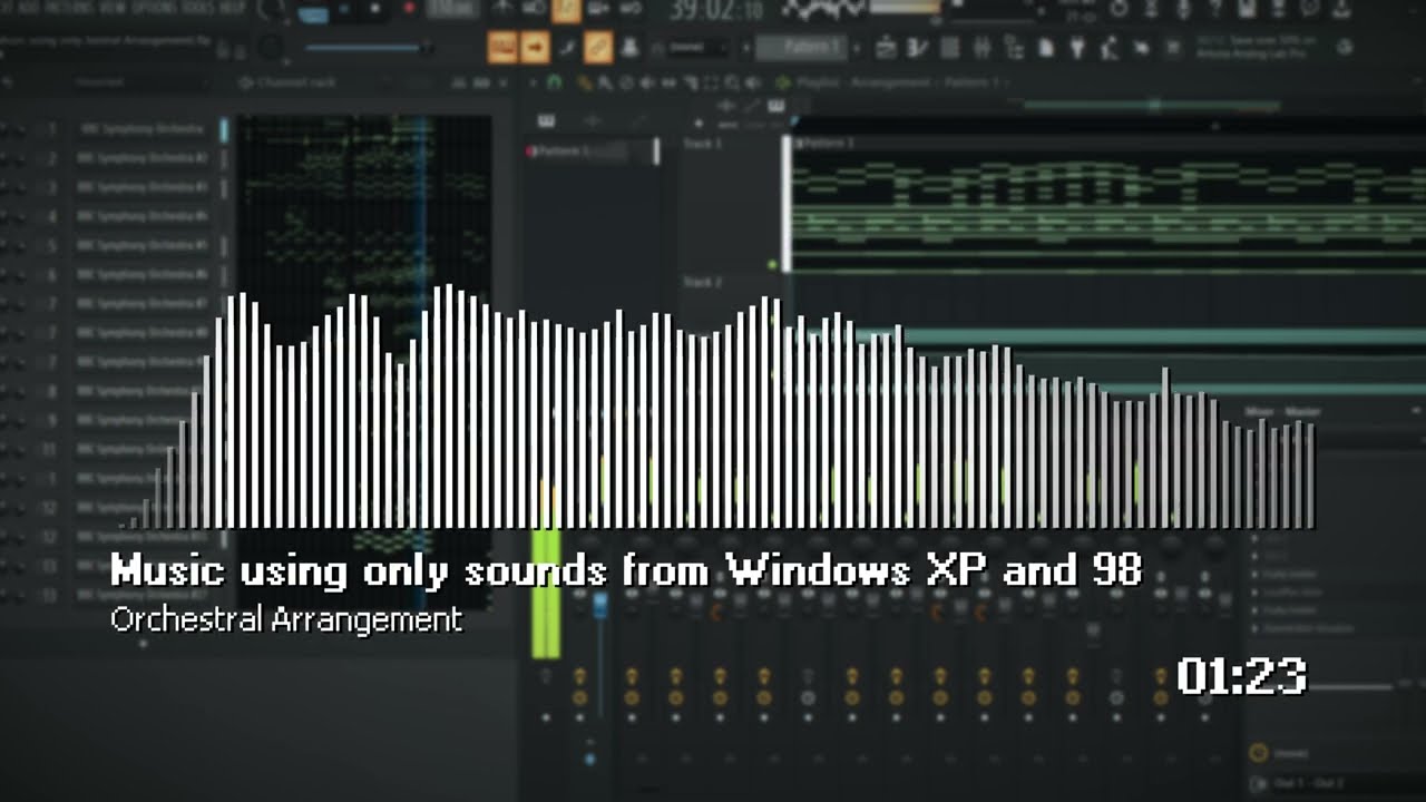 Music using only sounds from Windows XP and 98! (Orchestral