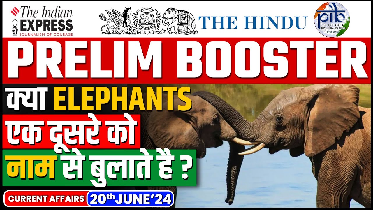 20 June Current Affairs | Today Hindu Newspaper | Daily Current Affairs ...