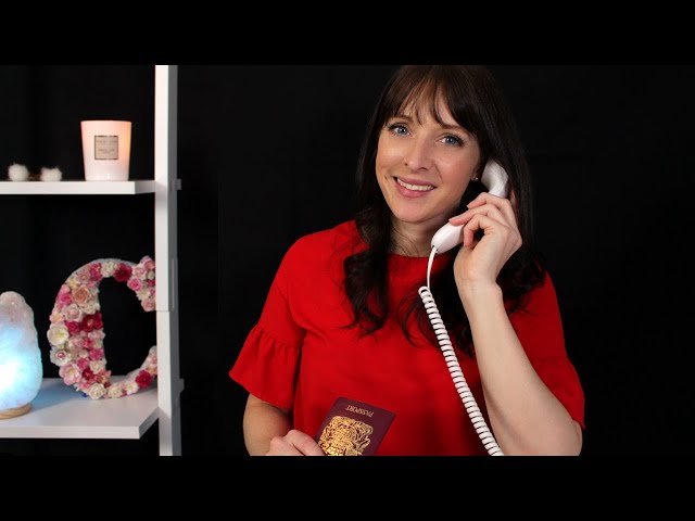 ASMR Hotel Check in / Typing / Personal Attention