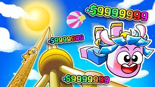 จะปีนหอคอยสูง ที่จีนได้ไหม มาดูกัน! | Roblox Climb and Jump Tower screenshot 5