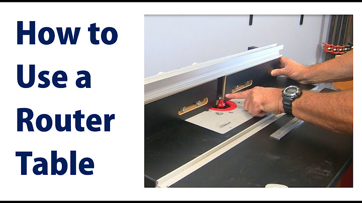 How to Use a Wood Router Table - woodworkweb