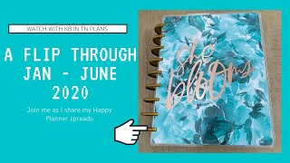 Flip Through January - June 2020 Happy Planner