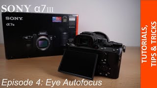 How to activate Eye Autofocus in your Sony Alpha 7III / 7RIII / 7RIV - Fast & Easy Tutorial