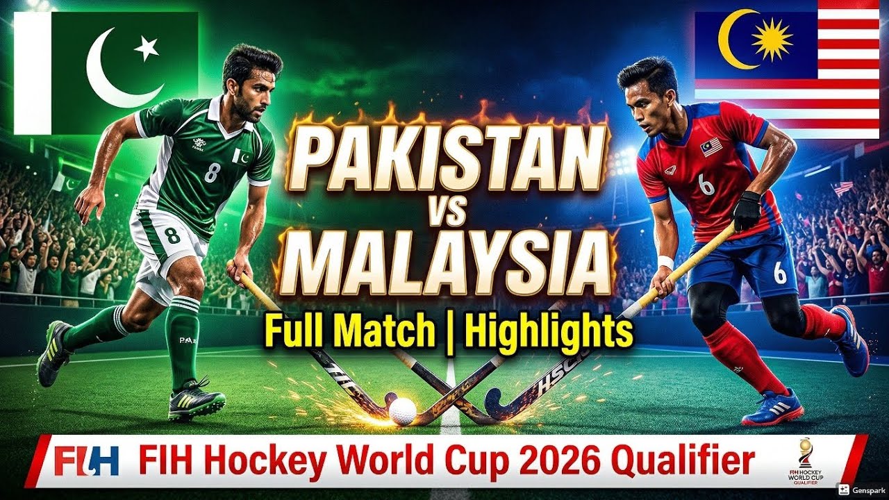Pakistan vs Malaysia | Full Match | Highlights | FiH Hockey world cup 2026 qualifier 