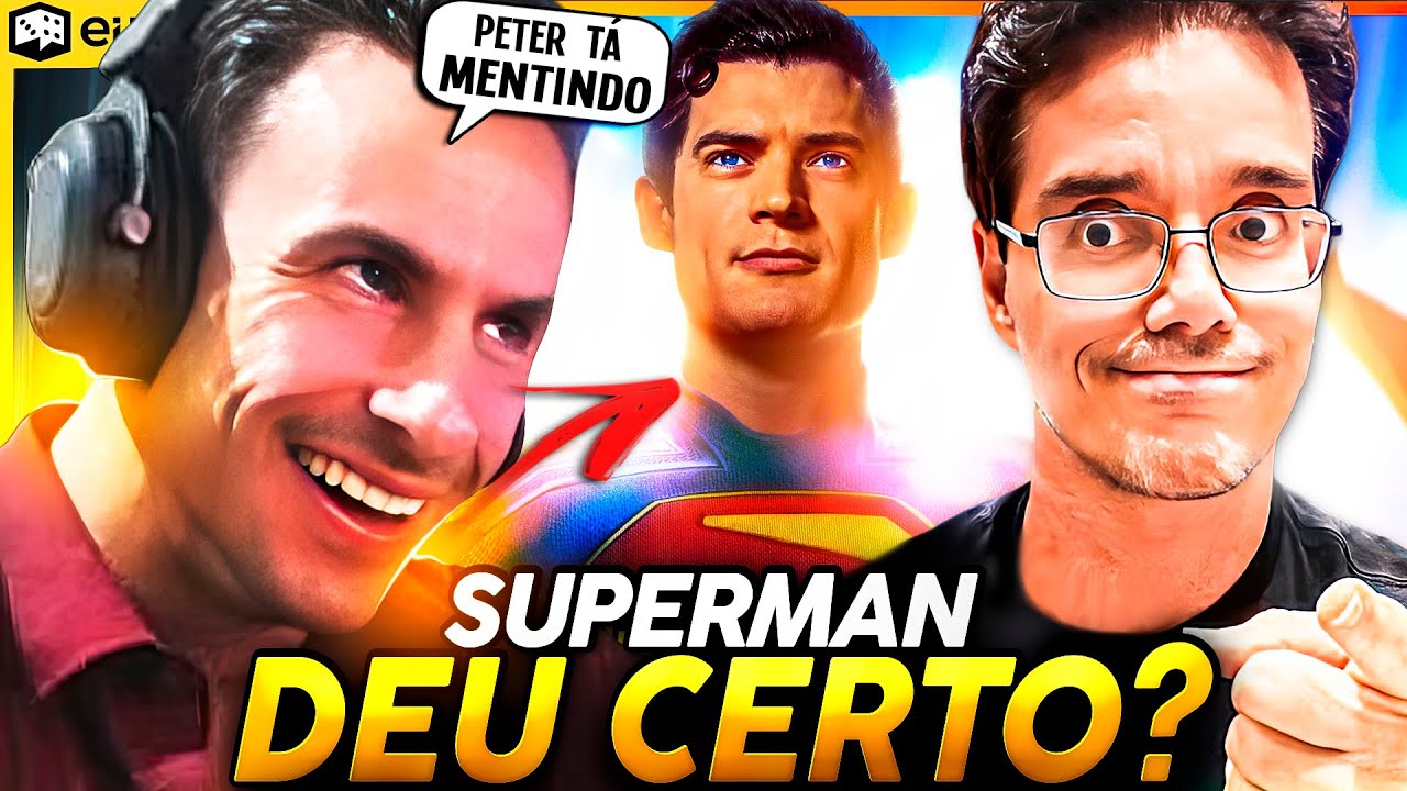 SUPER XANDÃO REAGINDO: O QUE EU SENTI ASSISTINDO O NOVO SUPERMAN @einerdtv