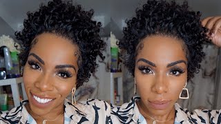 CURLY PIXIE TWA HAIRCUT WIG! OMG SUMMER ISN'T READY FOR THIS! 🥵CUT & STYLE DIY HOW TO ft SOGOODHAIR